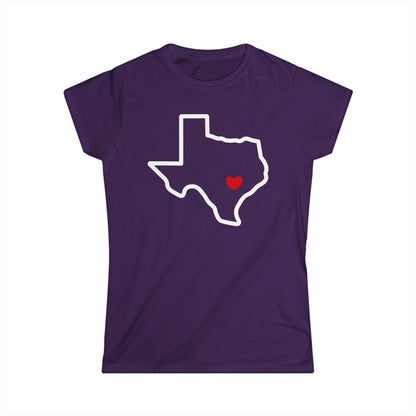Austin Heart Cotton Tee Shirt