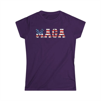 MAGA USA Flag Cotton Tee Shirt