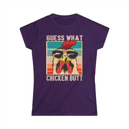 Guest What - Chicken Butt Cotton Tee Shirt