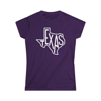 Texas in Texas Cotton Tee Shirt