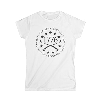 When Tyranny Becomes Law Cotton Tee Shirt