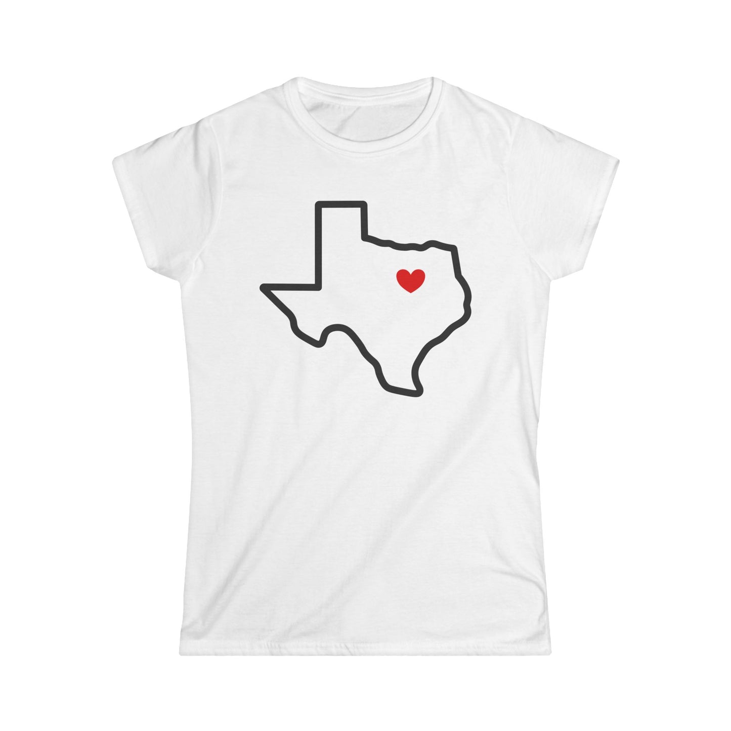 Dallas Heart Cotton Tee Shirt