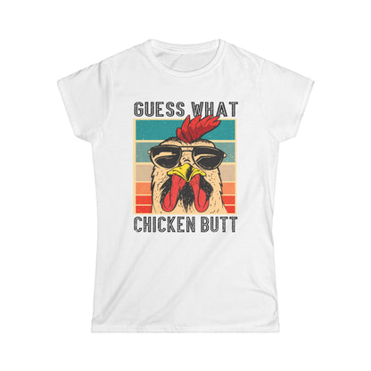 Guest What - Chicken Butt Cotton Tee Shirt