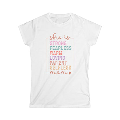 She is Mom Cotton Tee Shirt