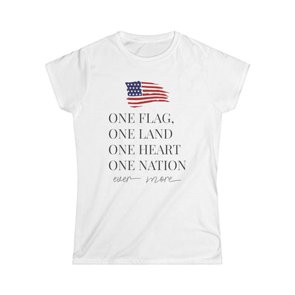 One Flag Cotton Tee Shirt