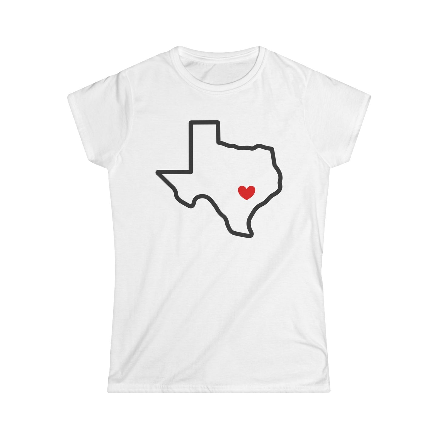 Austin Heart Cotton Tee Shirt