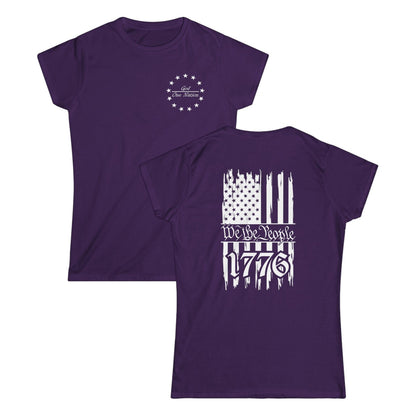 One Nation Under God - We the People Cotton Tee Shirt