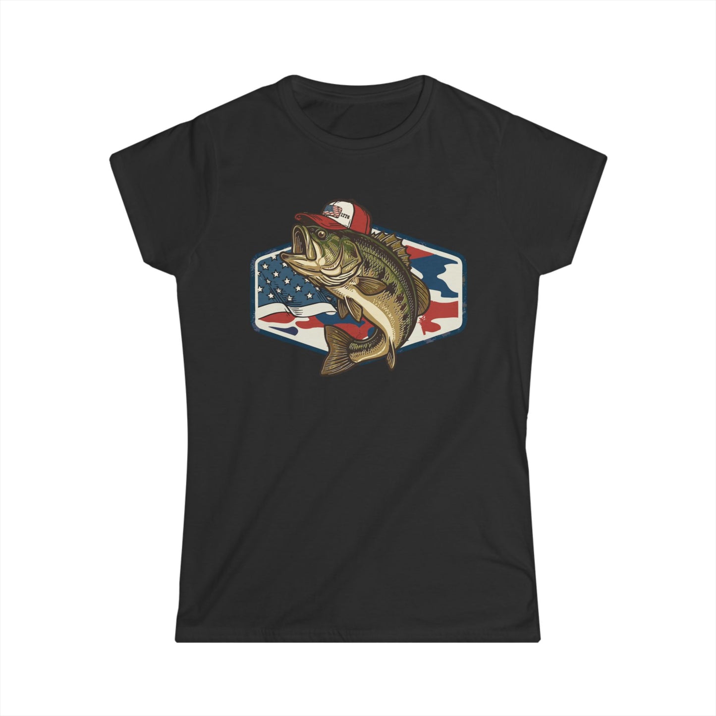 1776 Fish Cotton Tee Shirt