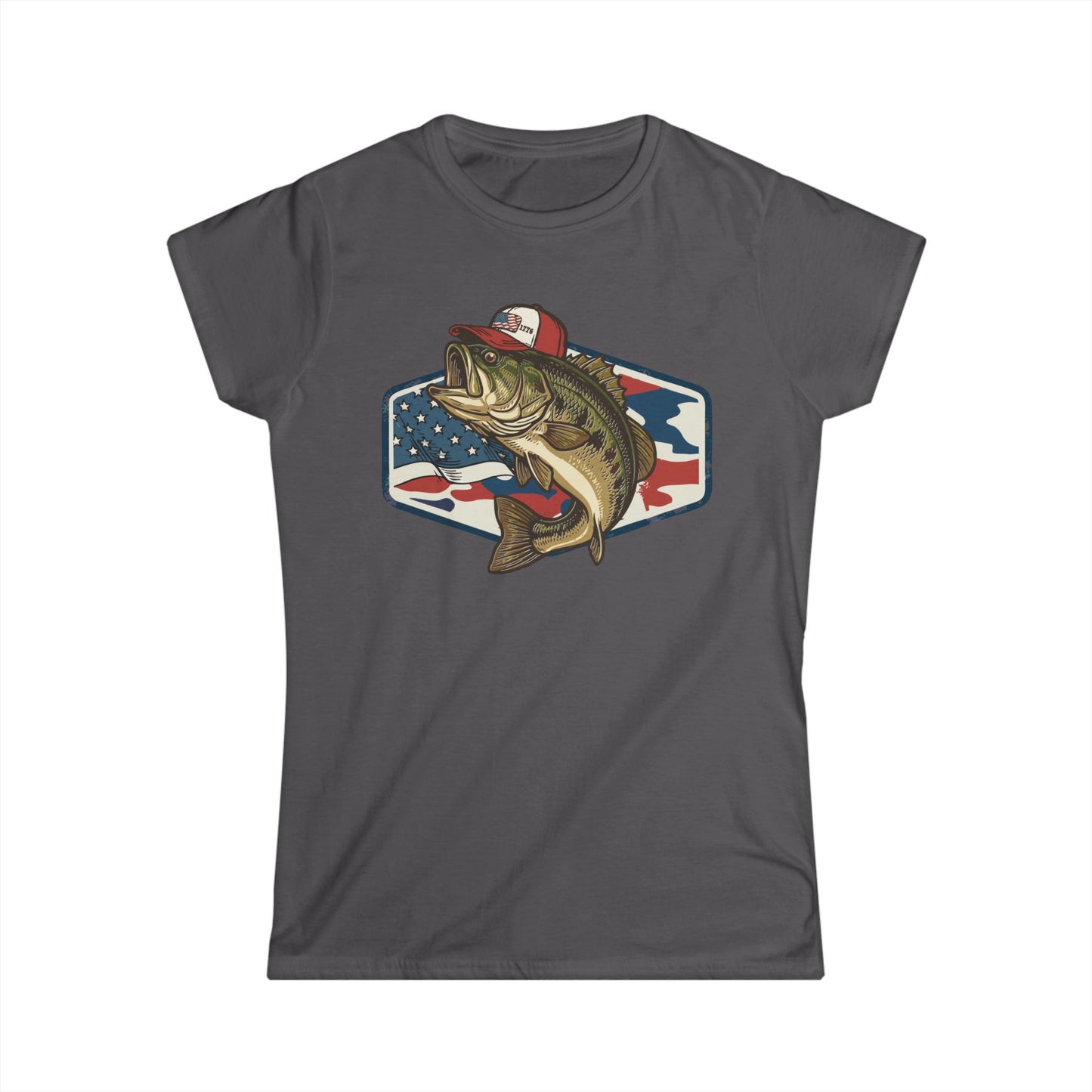 1776 Fish Cotton Tee Shirt