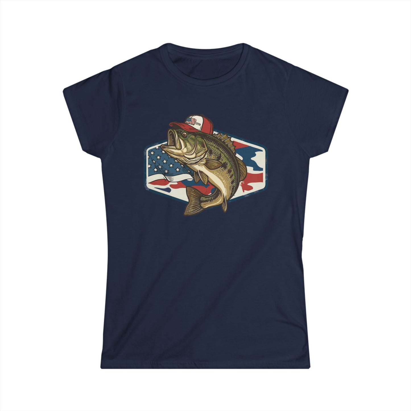1776 Fish Cotton Tee Shirt